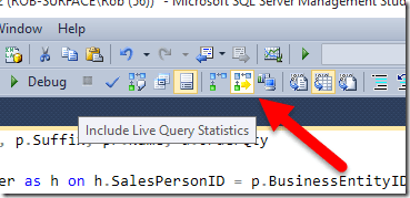 Live Query Statistics